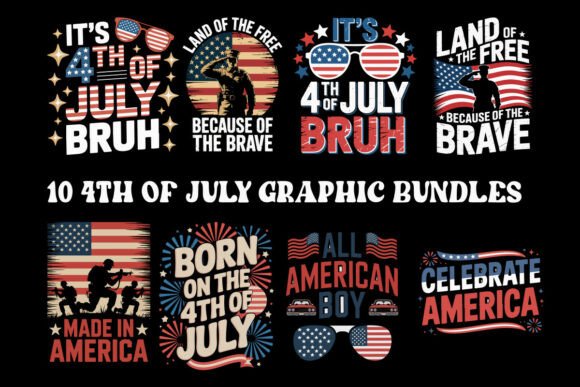Celebrate in Style: The Ultimate 4th July Independence Day Graphic Bundles