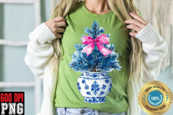 Elevate Your Holiday Projects with a Preppy Christmas Tree PNG