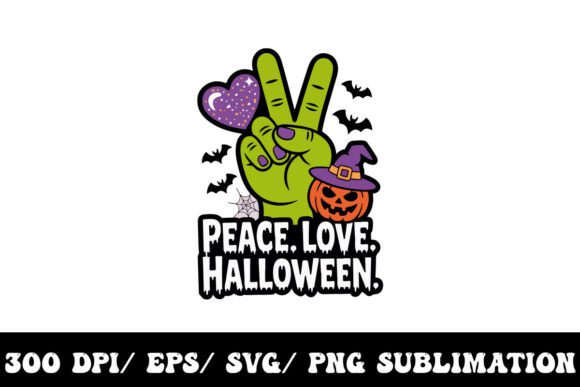 Peace. Love . Halloween: A Graphic for Every Creator