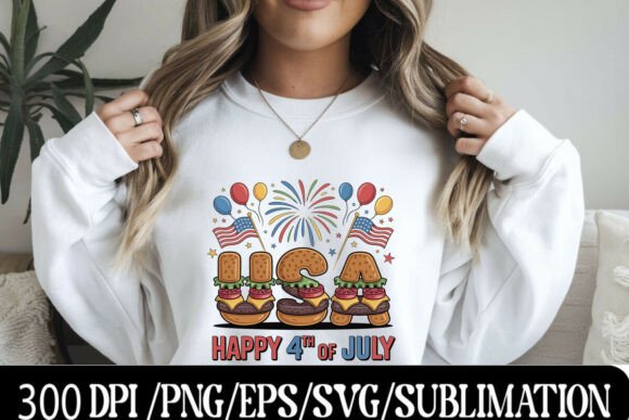 Retro Happy 4th of July Star Graphic: Vintage Charm Meets Modern Bold