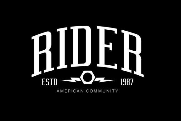 Rider Graphic Tee Design Templates: Streetwear Style