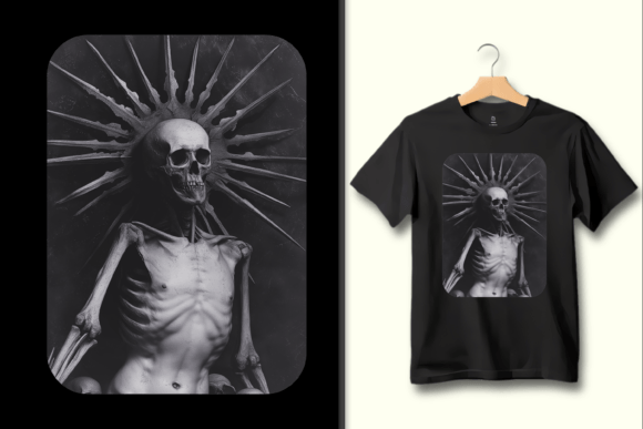 Unleash the Skeleton King: A Graphic Art Powerhouse